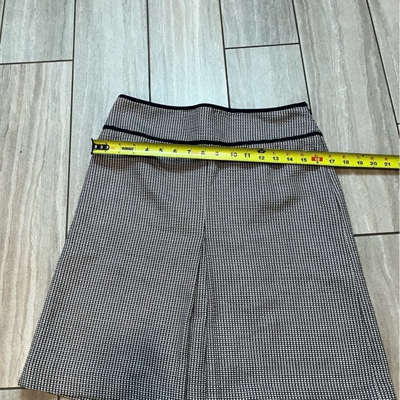 Ann Taylor Womens New With Tags Black & White Work Skirt Size 4 - Picture 3 of 6